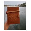 Embossed Sun & Moon Leather Journal:  Travel Diary