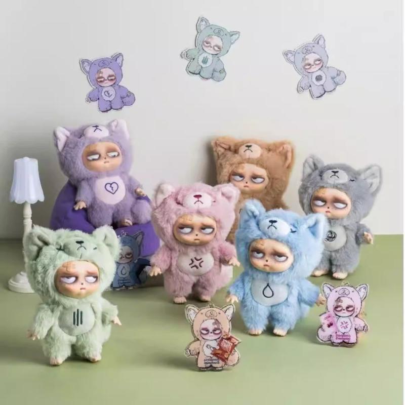 Grumpipi In Stock Original Sleepless Grumpipi Series Blind Box Vinyl Face Plush Doll Macaron Color Bag Decor Collection Toy Gift