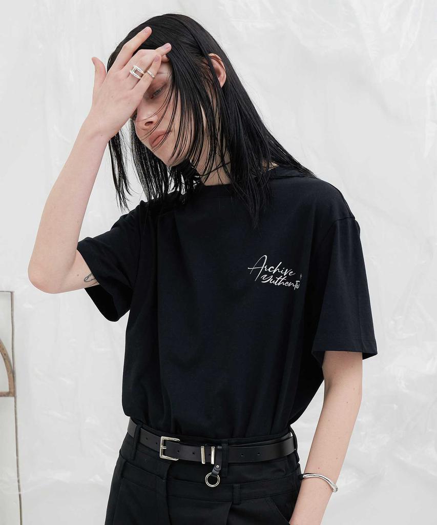Yusentig Archive Yusentic T-Shirt Black Aw4Me43110