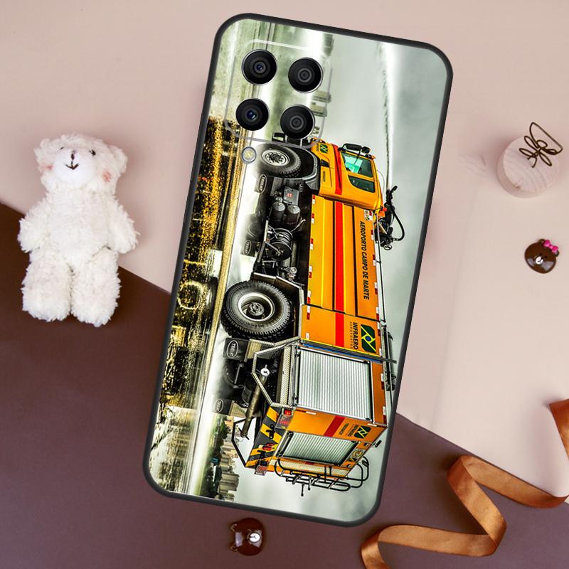 Fire Truck Case For Samsung Galaxy M13 M54 M34 M14 M56 M36 M16 M31 M11 M53 M12 M32 M52 M35 M55 M15 M06