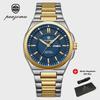 Men Sport Quartz Date Week Luxury Man Wristwatch Waterproof Luminous Stainless Steel Men's Watches Reloj