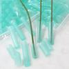 20Pcs Fresh Floral Water Tubes Leak Proof Preservation Tubes with Rubber Caps Perfect for Flower Shop Supplies 7.2x1.8cm Sky