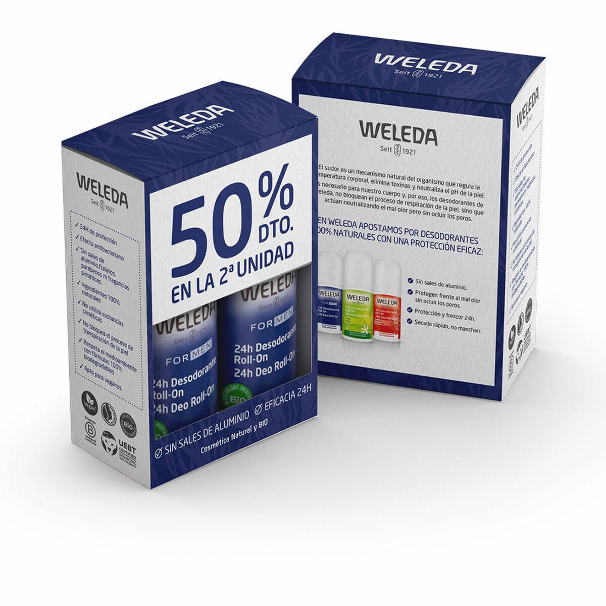 

Weleda For Men Roll-On Deodorant 2 x 50 ml 24 hours
