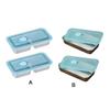 Stainless Steel Fresh-keeping Bento Box Compact On Go Snacking 304 Stainless Steel Fresh-keeping Box