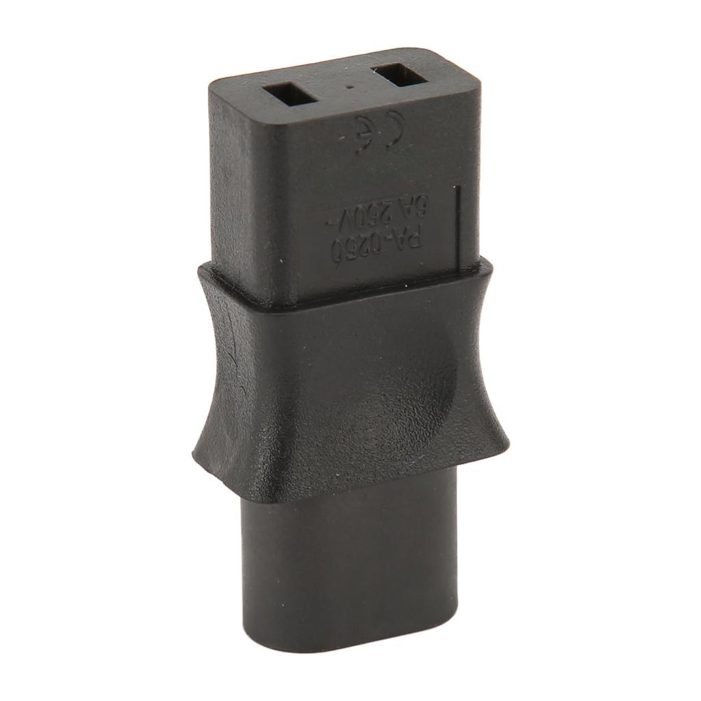 Adaptér IEC320 C8 na IEC320 C9 C8 Samec na C9 Samice Měnič Napájecí Zástrčka AC 250V 6A 1500W
