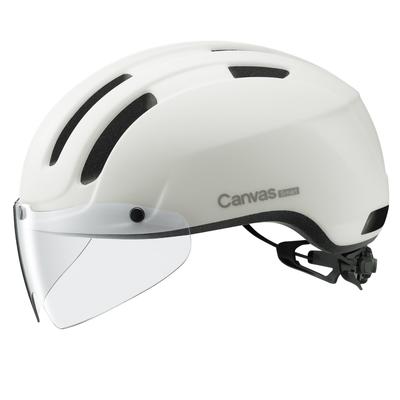 Casco de Bicicleta OGK KABUTO Mate CANVAS-SMART M/L (Circunferencia de la cabeza 57-59cm) Blanquecino