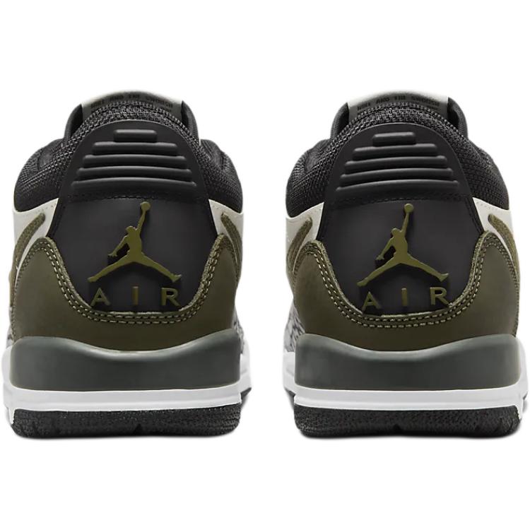 Air Jordan Legacy 312 Low GS Medium Olive Kids Sneakers White Sail Black CD9054-120