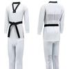 Dobok de Taekwondo Unisex de Malla de Secado Rápido y Corte Slim - Traje de Entrenamiento Transpirable con Cuello en V