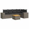 VidaXL Salon de Jardin avec Coussins 6 pcs, Canapés de Patio, Ensemble de Meubles, Mobilier de Terrasse Extérieur, Gris 3257768