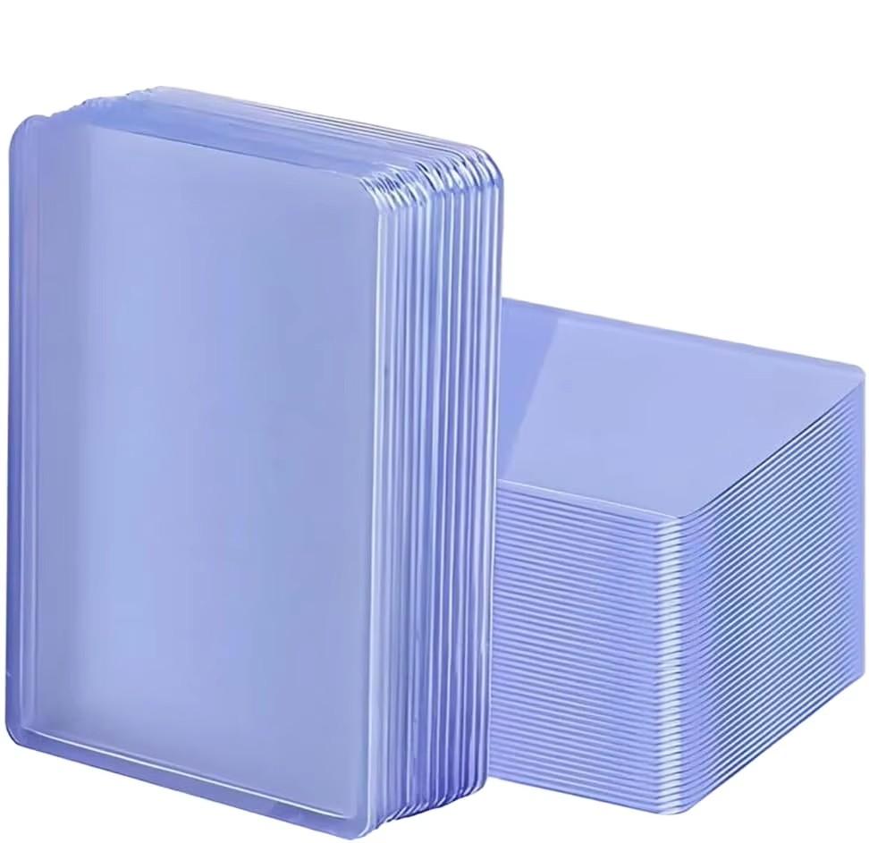 Customizable Plastic Game Card Protective Case 3x4 Rectangle Clear Transparent Hard Case for Protective Transparent Cards