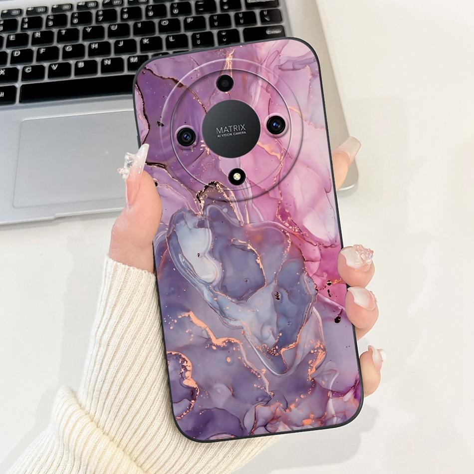 For Honor X9a 5G New Fashion Dusk Beach Painting Case For HonorX9a X 9A 5G RMO-NX1 Lens Protective Soft Silicone Phone Cases