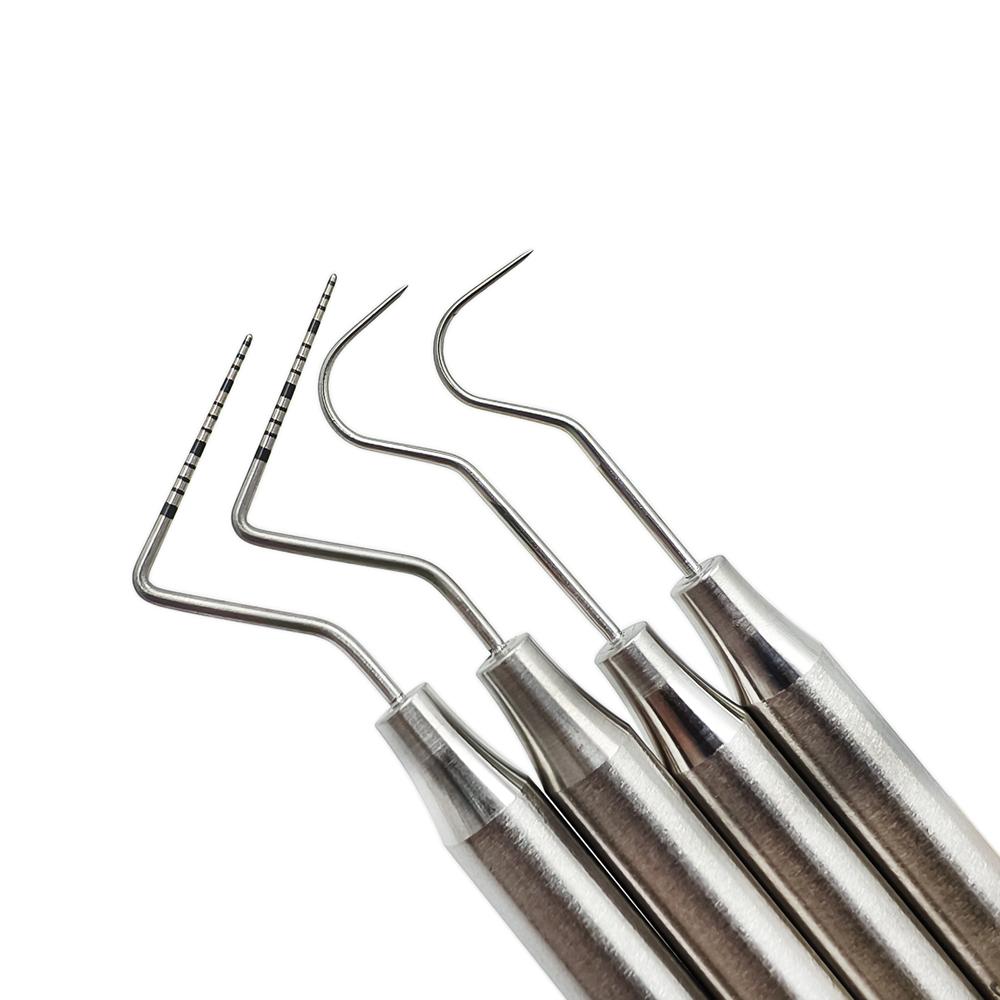Hollow Handle High Quality Dental Explorer Instrument Tool Dental Periodontal Probe with Scaler Dentist Endodontic Tool Stainless Steel