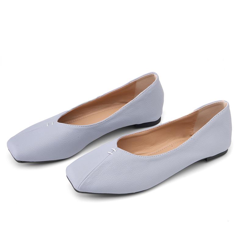 

Женские туфли на плоской подошве, весна-лето, новые, большие размеры, удобные, мягкие, низкие, повседневные, с небольшим горлом, туфли-лодочки 52