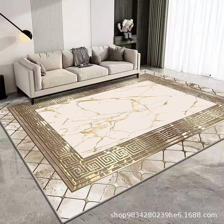 European Style Living Room Decoration Carpet Coffee Table Mat Bedroom Study Carpet Anti Slip and Wear-resistant