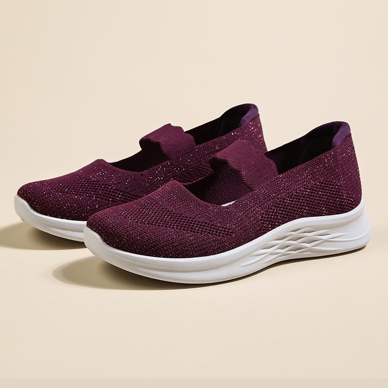 New 2025 Women's Casual Soft Sole Breathable Shoes Woman Summer Sneakers Walking Lightweight Maternity Shoes Size 41