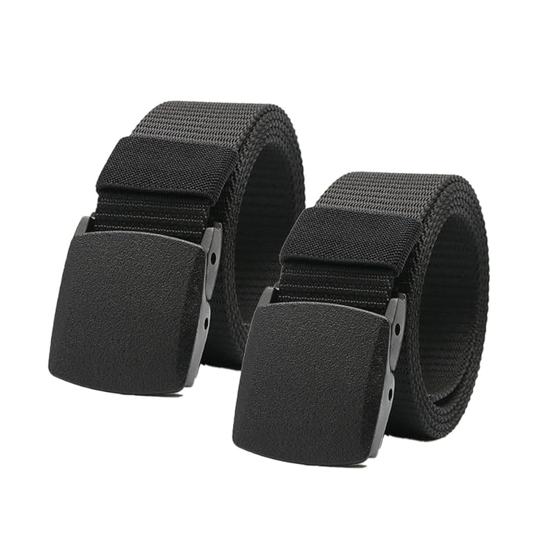 

[MaT store] nylon belt For a wide range of applications men s casual metal free Airport OK set of 2