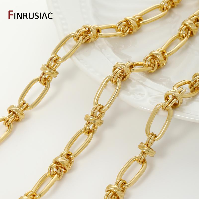 18K Gold Plated Brass Big Thick Oval Chain For Necklace Bracelet Accessories,9*16.5mm Bulk Chain for DIY Jewelry Making Findings