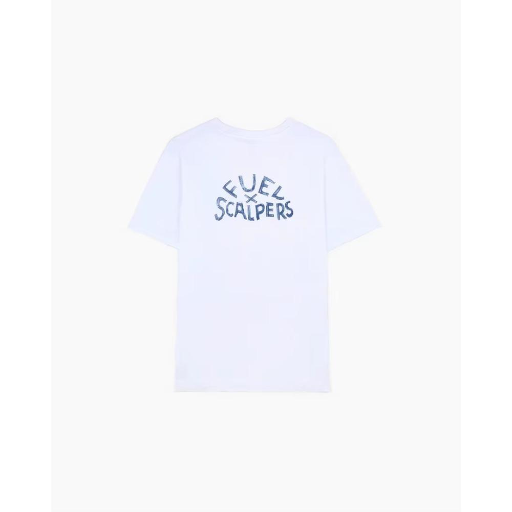 ZX Tee 2025 Fuel X Scalpers FXS T-Shirt Peripheral Pattern Printing Summer Luxury Brand Cotton Men's and Women's T-Shirt Short Sleeve