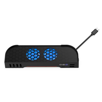 Cooling Fan Base Fit for SWITCH 2 Dual Fan 3 Speeds 8 RGB Colors Light Quiet Gaming Console Base USB C Plug In
