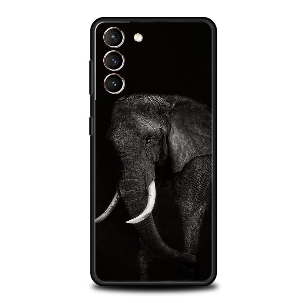 

Animal Elephant Creative Phone Case For Samsung Galaxy S24 S23 S22 S20 Ultra S21 FE 5G S10 S9 Plus S10E Soft Silicone Cover Samsung S10e