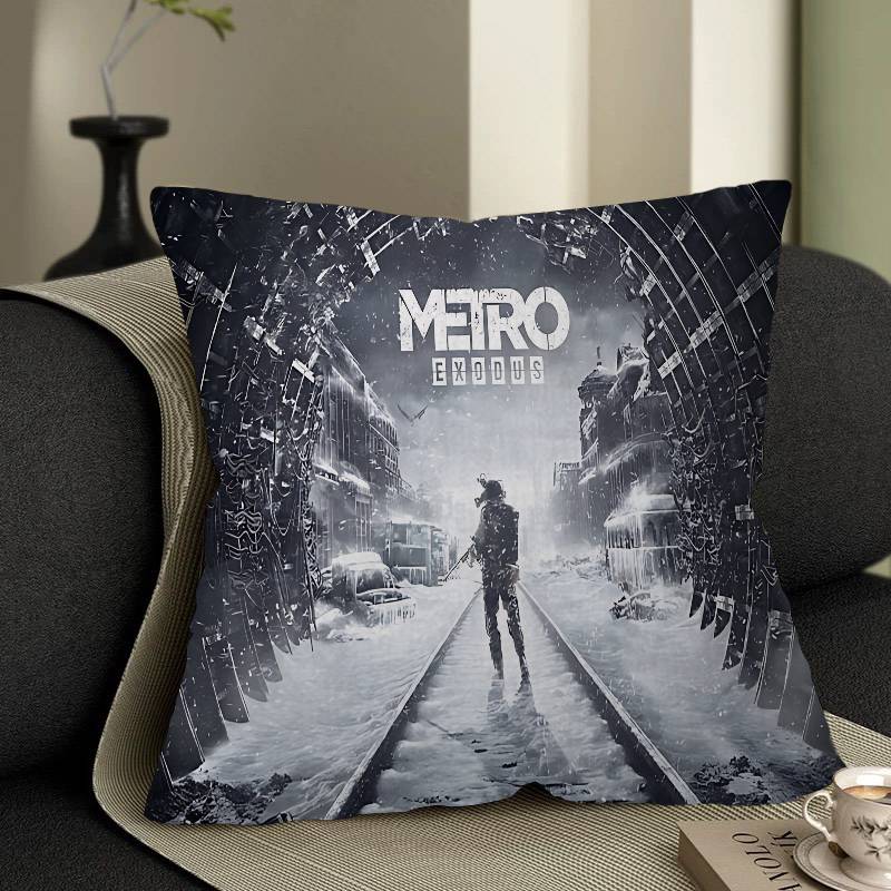 Gaming Metro 2033 45*45Cm Cushion Cover Pillow Cover Decor Pillowcase Home Pillowcase For Couch Pillow