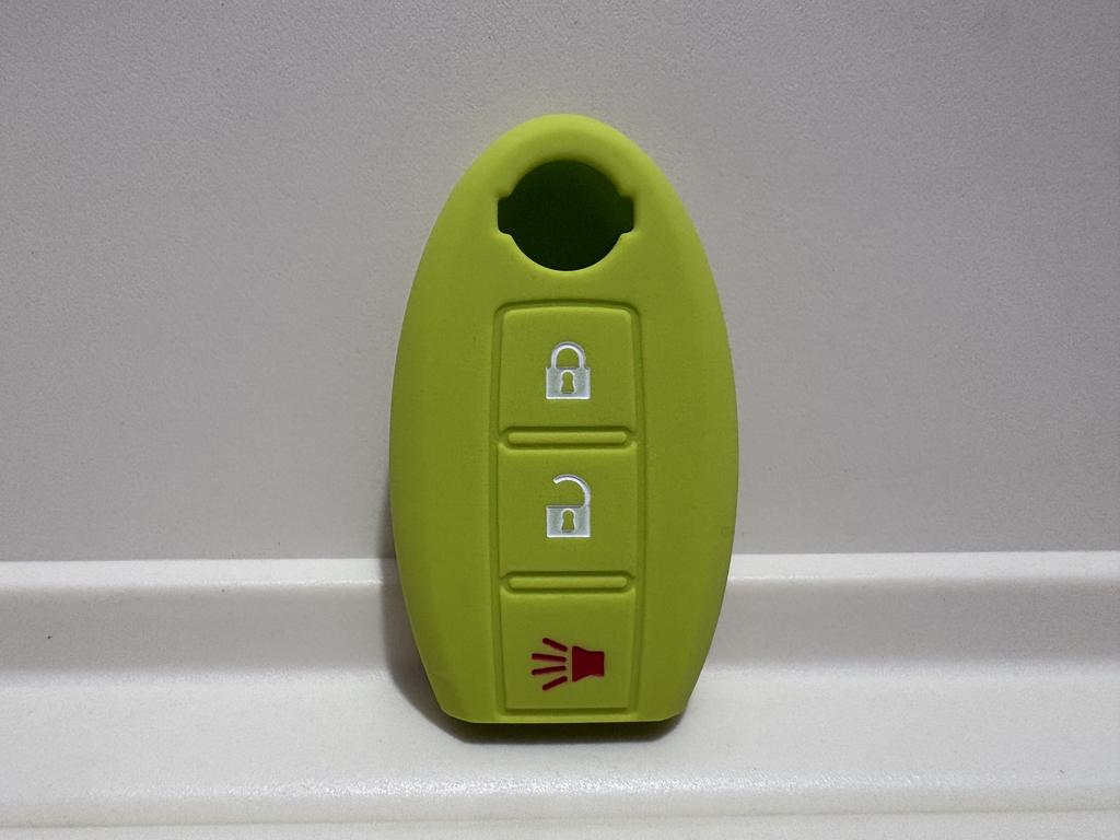 Pusakieyy  Of New Replacement Silicone Key Cover Case Soft For Nissan X-Trail Qashqai 2/3 Button Smart Remote Shell Blank