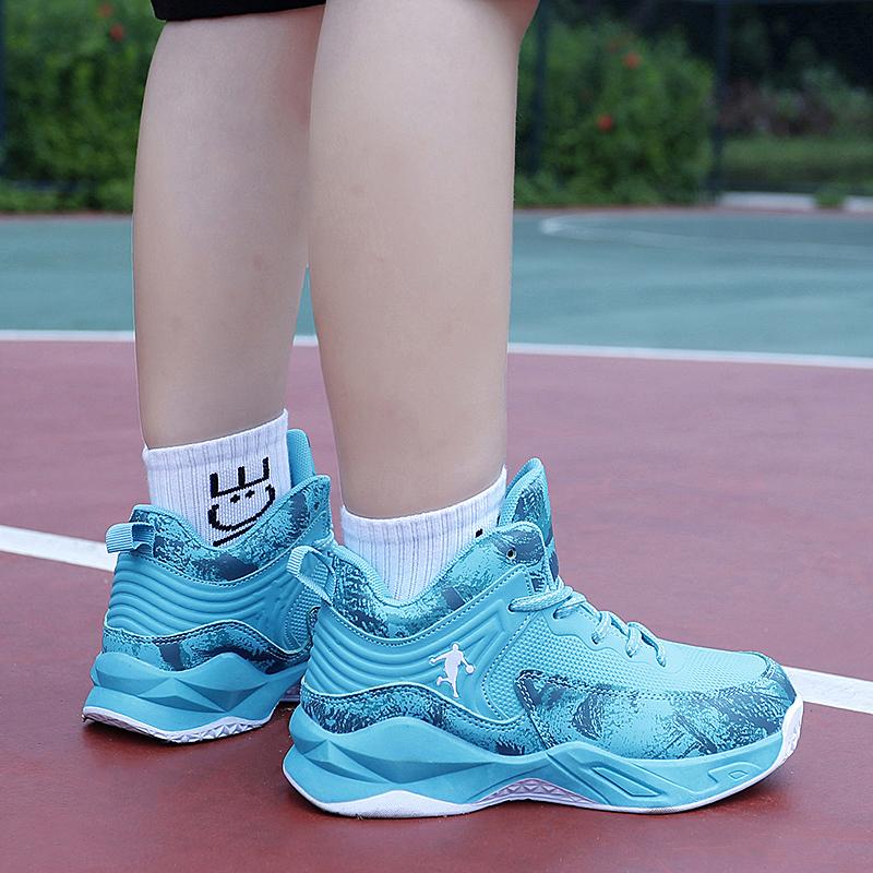 Parent-child Shoes Sneakers Non-slip Boys Basketball Sneakers for Outdoor Sports and Gym Activities