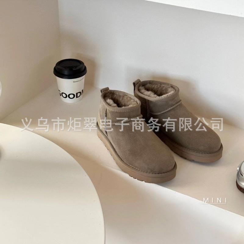 Sangpo snow boots female couple short boots new bread shoes winter velvet thickened thermal cotton
