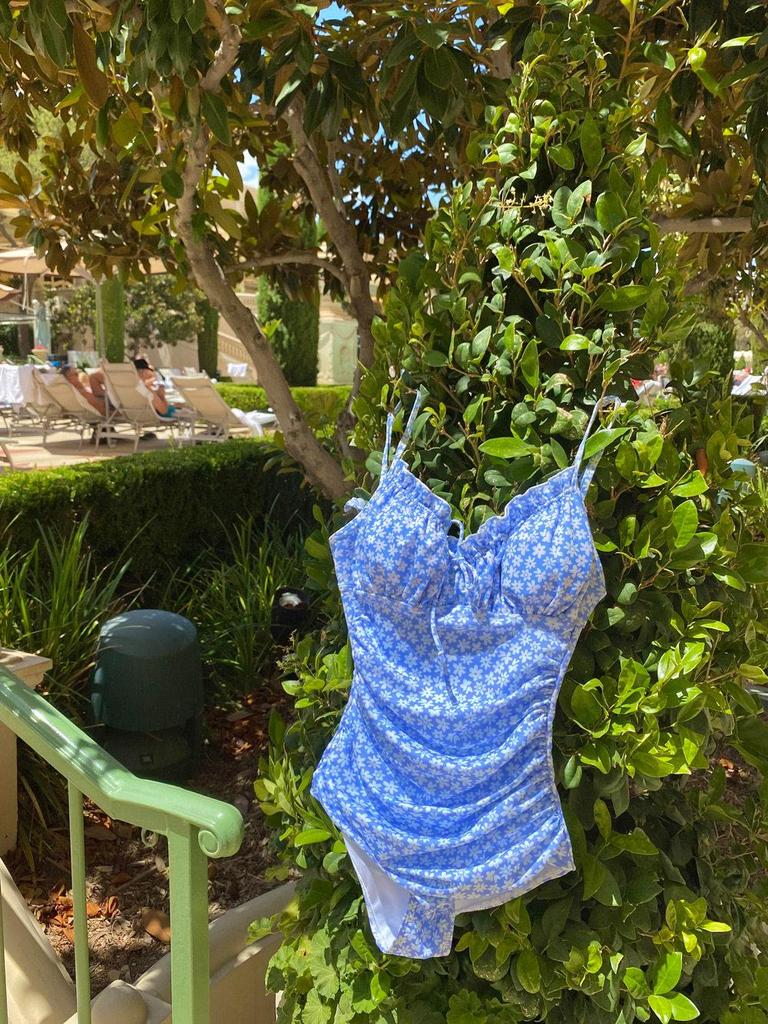2024 Damen Blumen Einteiler Bikini Badeanzug - Schlankmachend, Schnelltrocknend, Sexy, mit Fehlerabdeckendem Design.