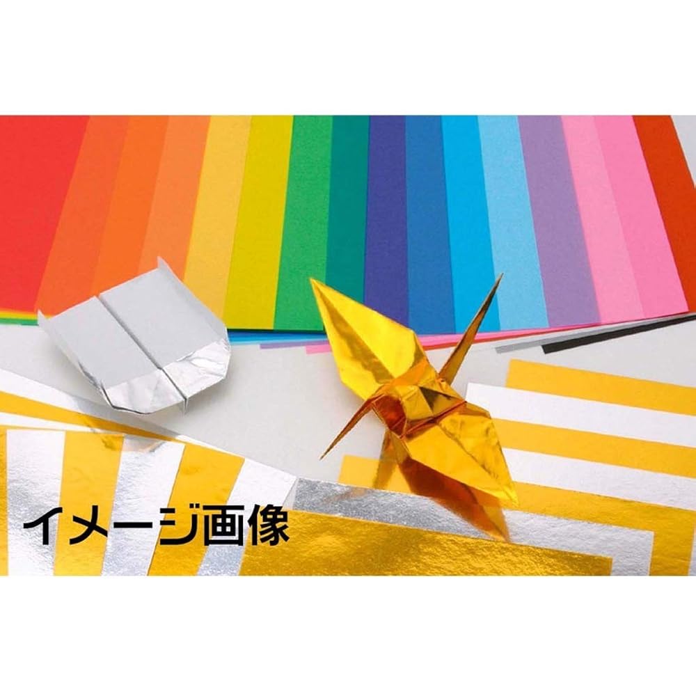 TOYO Origami Single-Sided Paper 15cm Square Gold 100 Sheets 064159