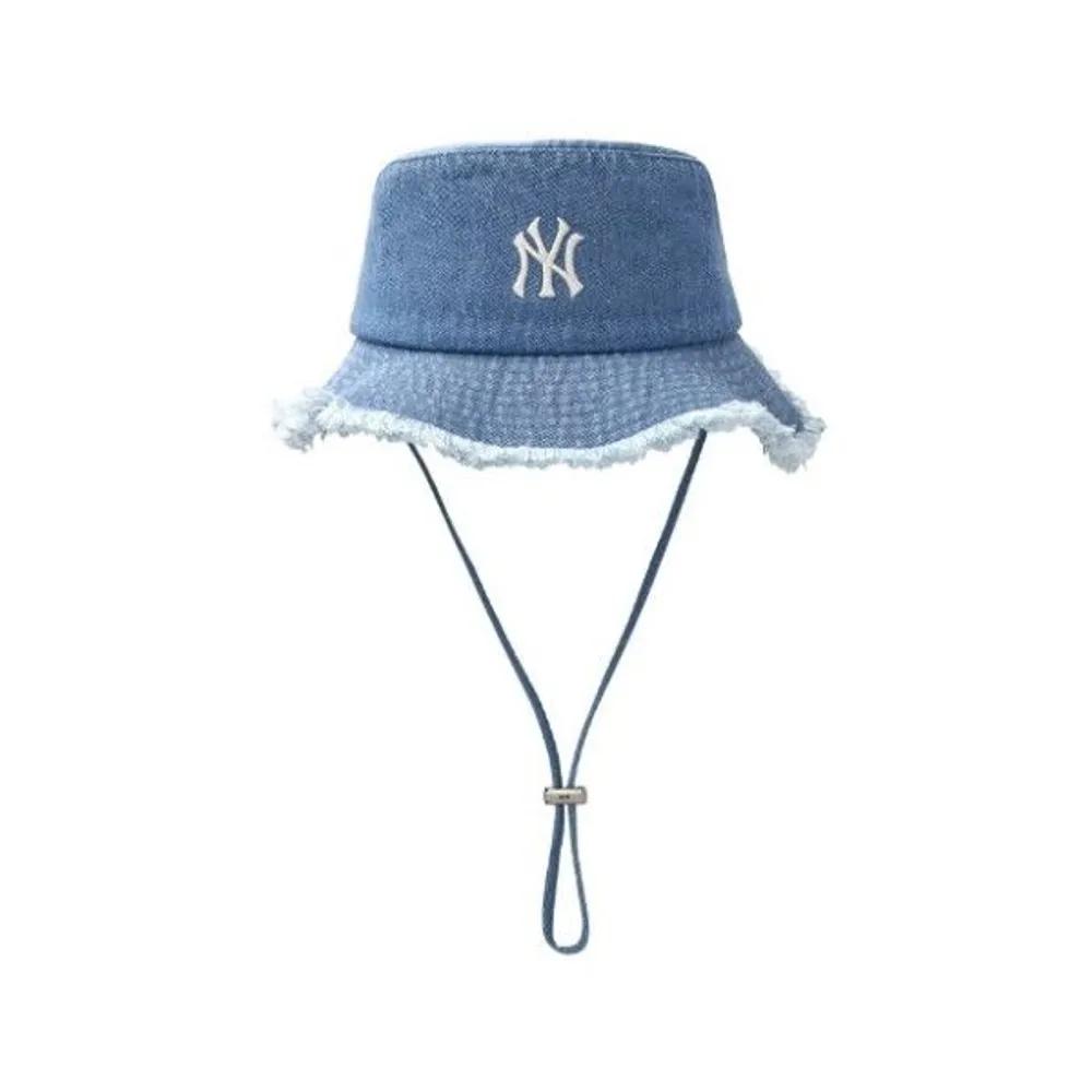 [MLB] M Cap GQC 3AHTD025N-50BLL Color Denim Safari Bucket Hat New York Yankees 57