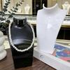 Acrylic Neck Form Jewelry Display Stand Figure Model Organizer Holder Multicolor Mannequin Props Storage Rack for Necklace Ring