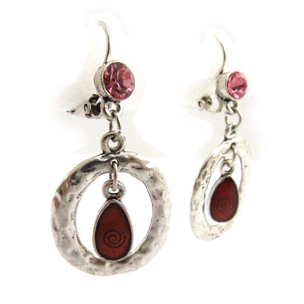 Les Trésors De Lily [J5974] - Designer Sleepers 'Cunegonde' Silver Red