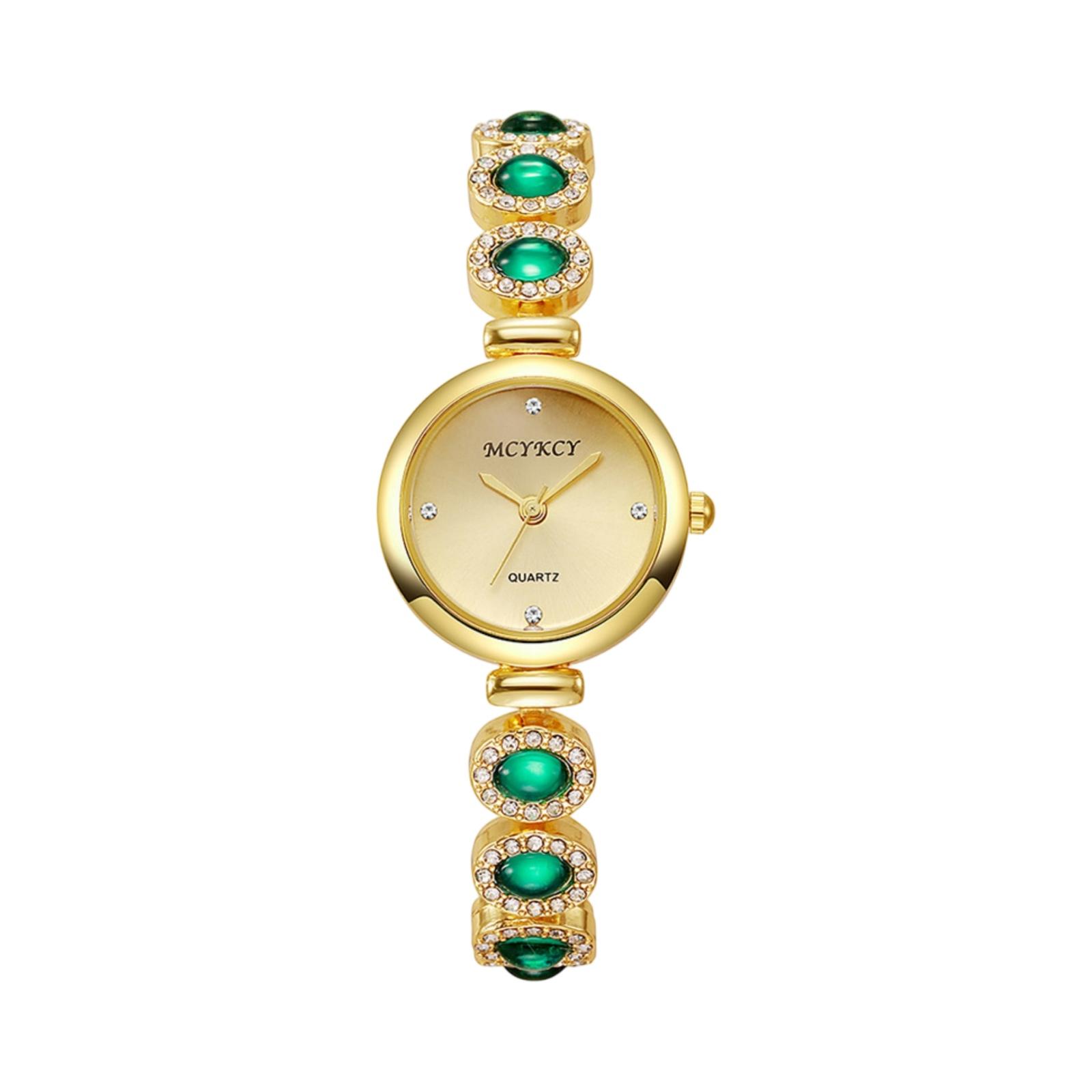 

Женские модные кожаные часы One Size золотой