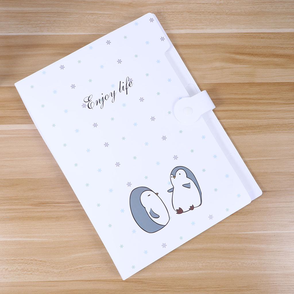 Buy A4 Cute Expanding File Folder Cartoon Document Holder Organ Package