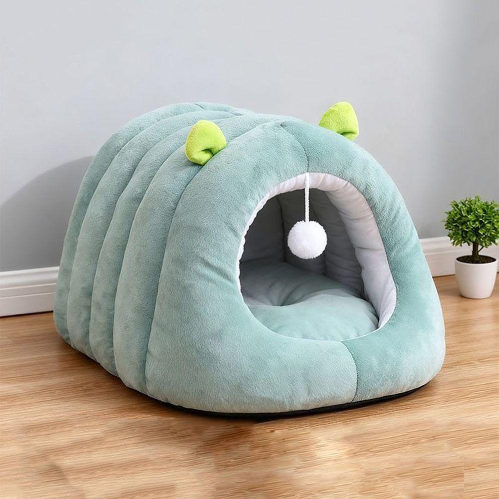 Comfortable Warm Soft Cat Cave Bed Portable Cozy Dog Bed Pet Supplies Deep Sleep Pet House Kennel Winter