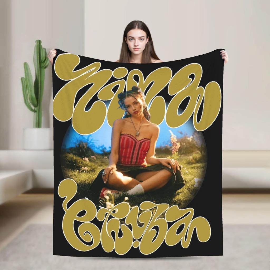 Nina Chuba Blanket Quality Soft singer Throw Blanket Winter Child Bedroom Novelty Bedspread