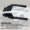 2Pcs Front Windshield Wiper Side Cowl Extension Cover Trim For 2020 2021 2022 Toyota RAV4