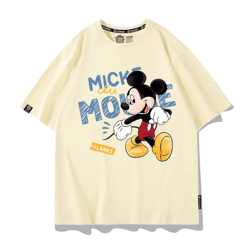 Mouse Anime Shortsleeved Tshirt Unisex Peripheral Clothes Summer Fashion Brand Couple Halfsleeved