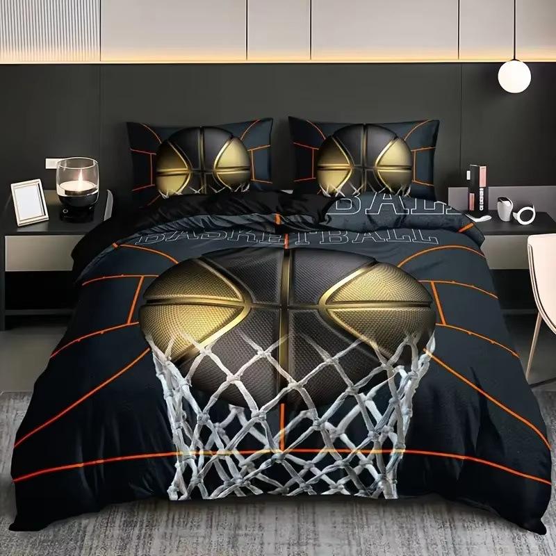 Basketball Down Comforter Set Bedding Set 3-piece Duvet Cover Set