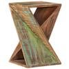 Side Table 35 X 35 X 55 Cm Reclaimed Solid Wood