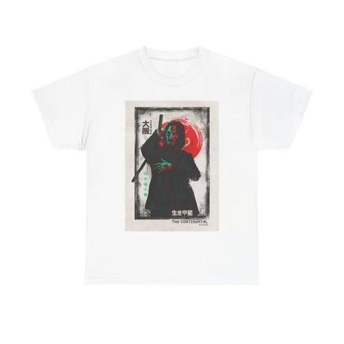 John Wick T shirt The Continental Hotel Graphic Action Movie Unisex Heavy Cotton S разноцветный