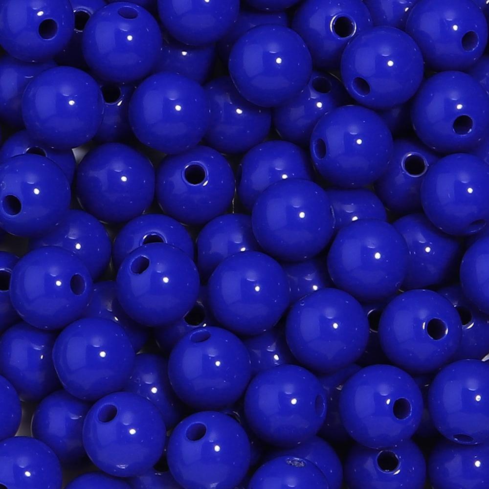 6/8/10/12/14/16/18/20mm Candy Colorful Spacer Beads Round Loose Acrylic Beads For DIY Bracelet Necklace Jewelry Making Wholesale