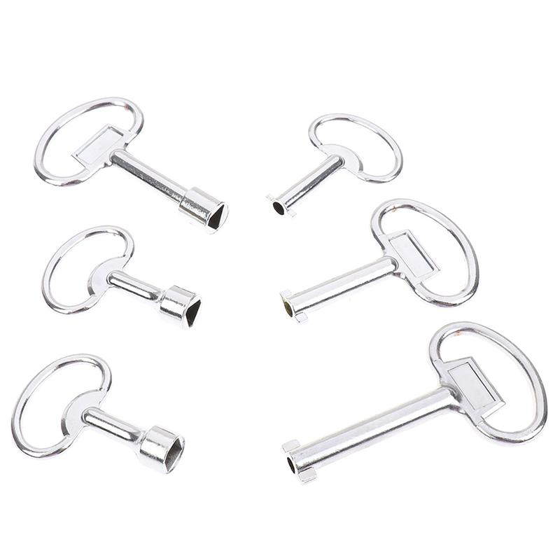 1Pc Universal Key Multifunction Wrench Metro Train Key Lock Elevator Cabinet Key