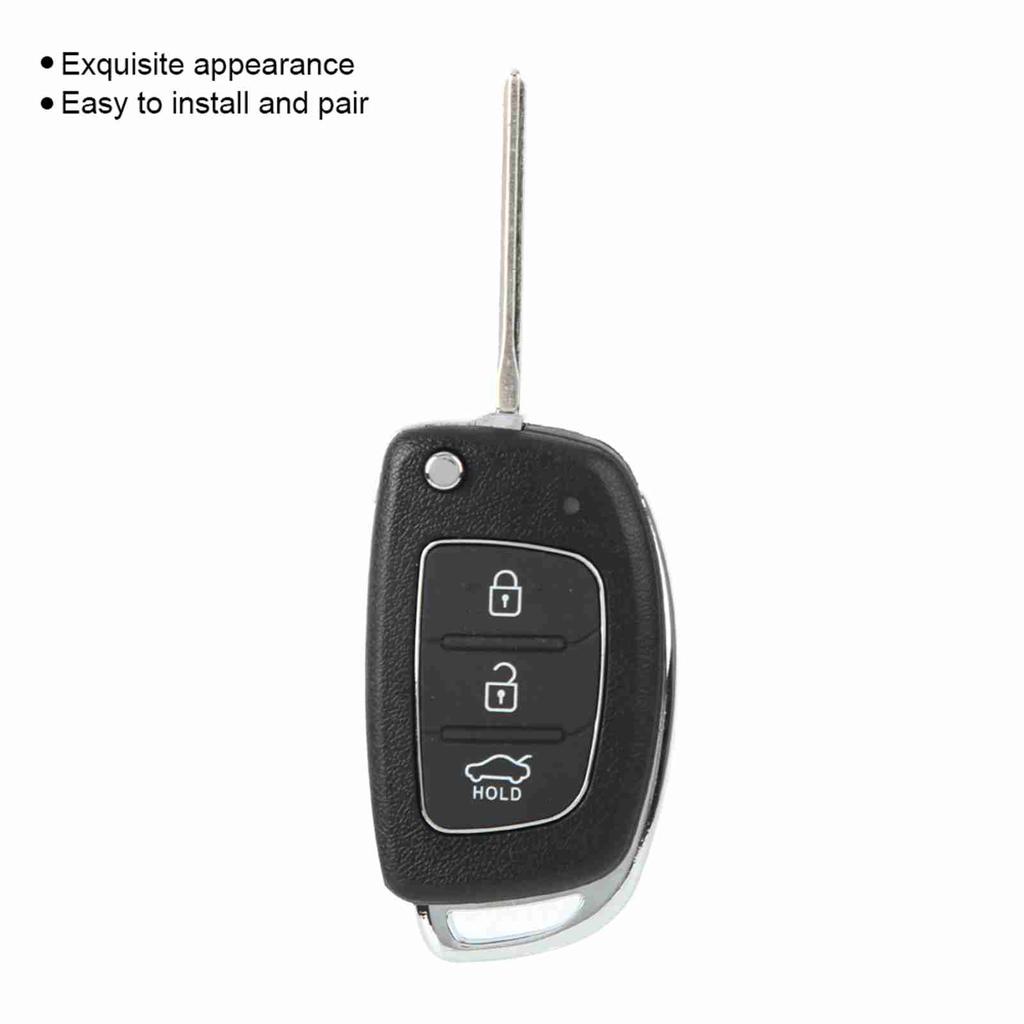3 Button Remote Key Fob Case Shell Fit for Hyundai Santa Fe (ix45) 2013 2014