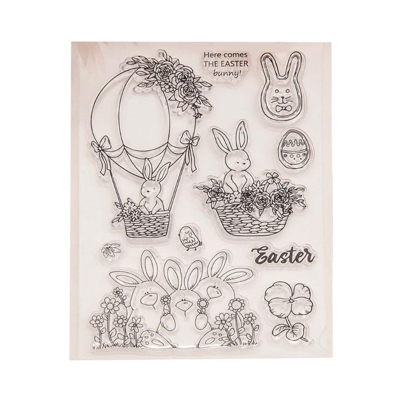 

Cute Easter Bunny Stamp Perfect for Handmade Art and Scrapbooking Enthusiasts 1