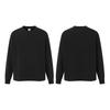 Mens Womens Oversized Cotton Long Sleeve Tee Winter Casual Solid Color Crew Neck Top