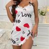 Plus Size Heart Babydoll Dress - Sexy Lingerie