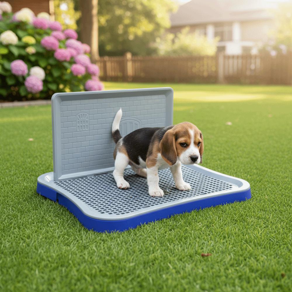 Non-slip Puppy Training Potty Detachable Dog Potty Tray Pee Pad Holder Pet Training