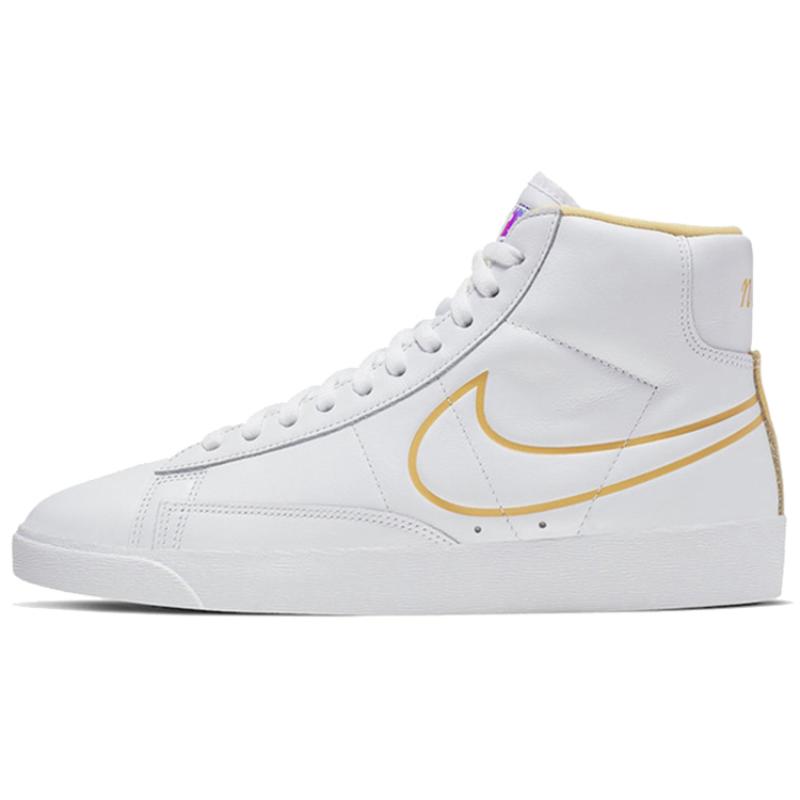 Nike Blazer Mid White Topaz Women's Sneakers Skateboard Shoes CJ3643-100